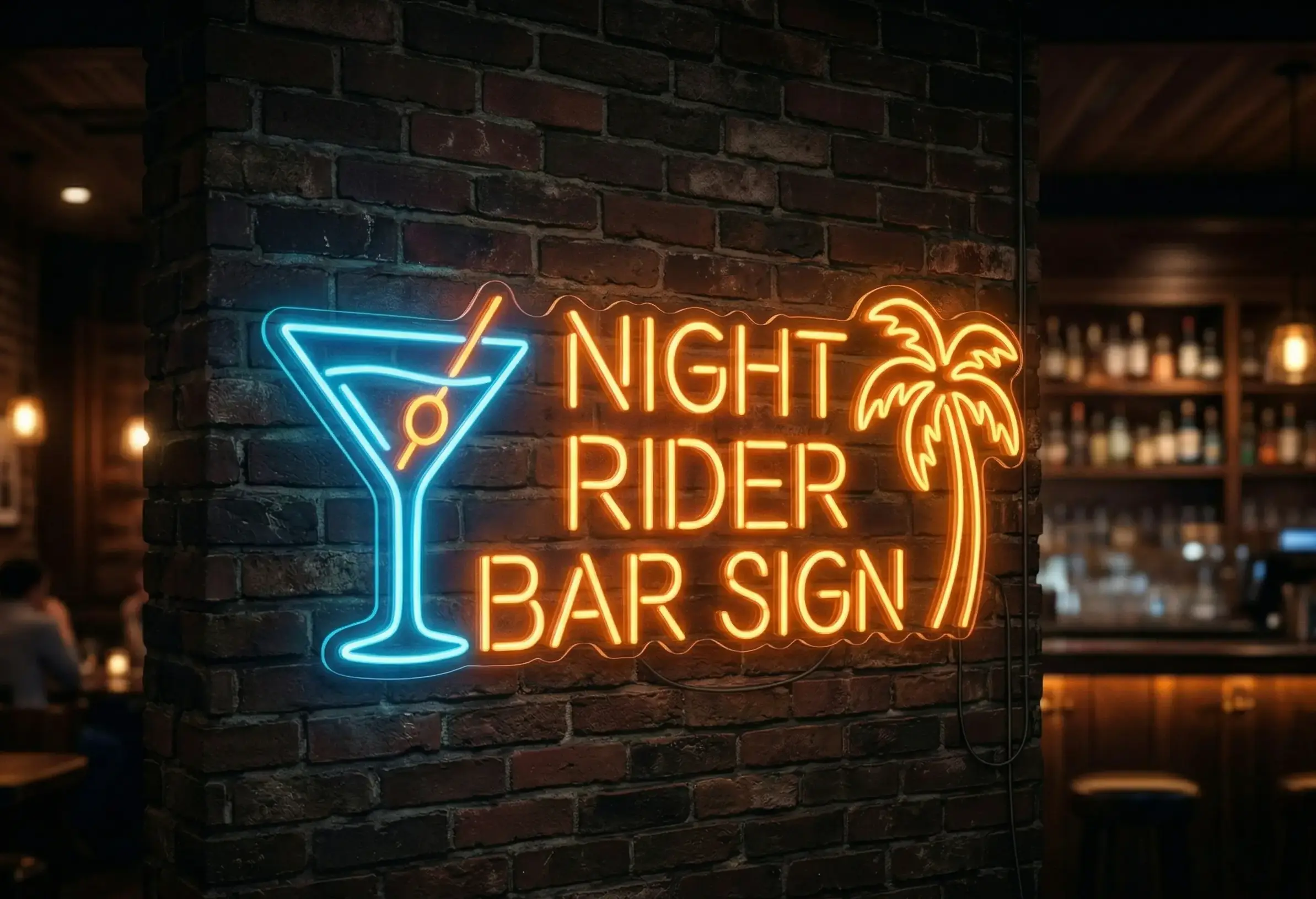 Night Rider Bar Sign 3